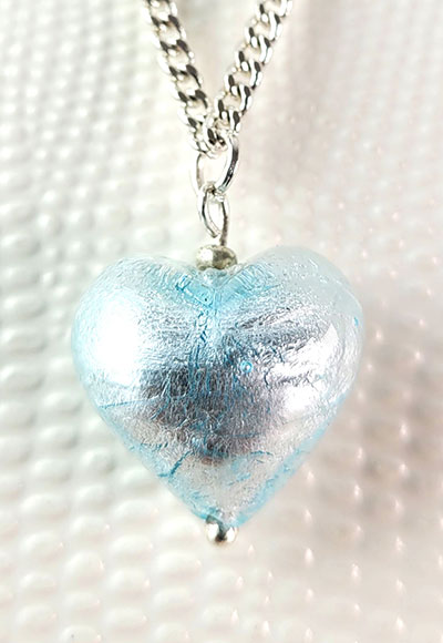 Collier coeur ciel Sidney