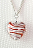 Collier coeur rouge Shama
