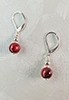 Boucles d'oreilles Etincelle rouge